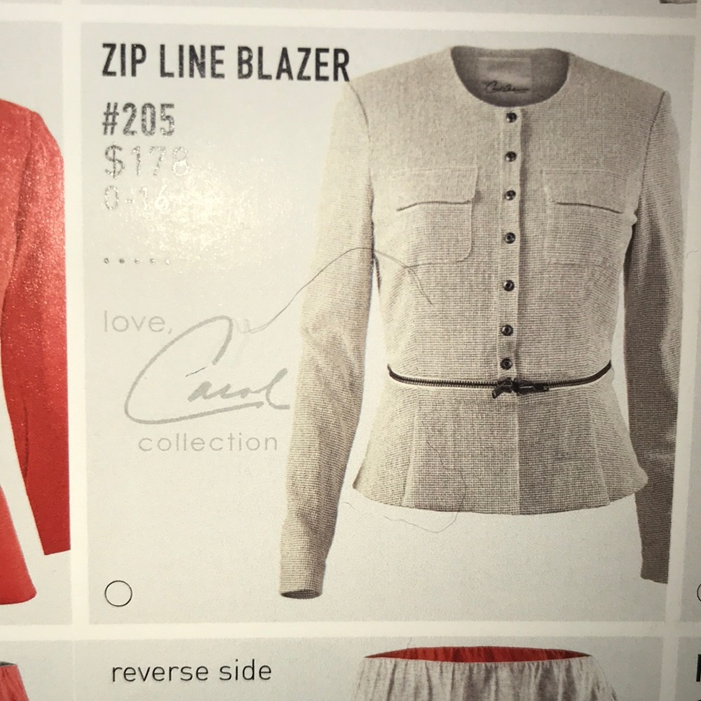 Zip Line Blazer- Carol Anderson Collection